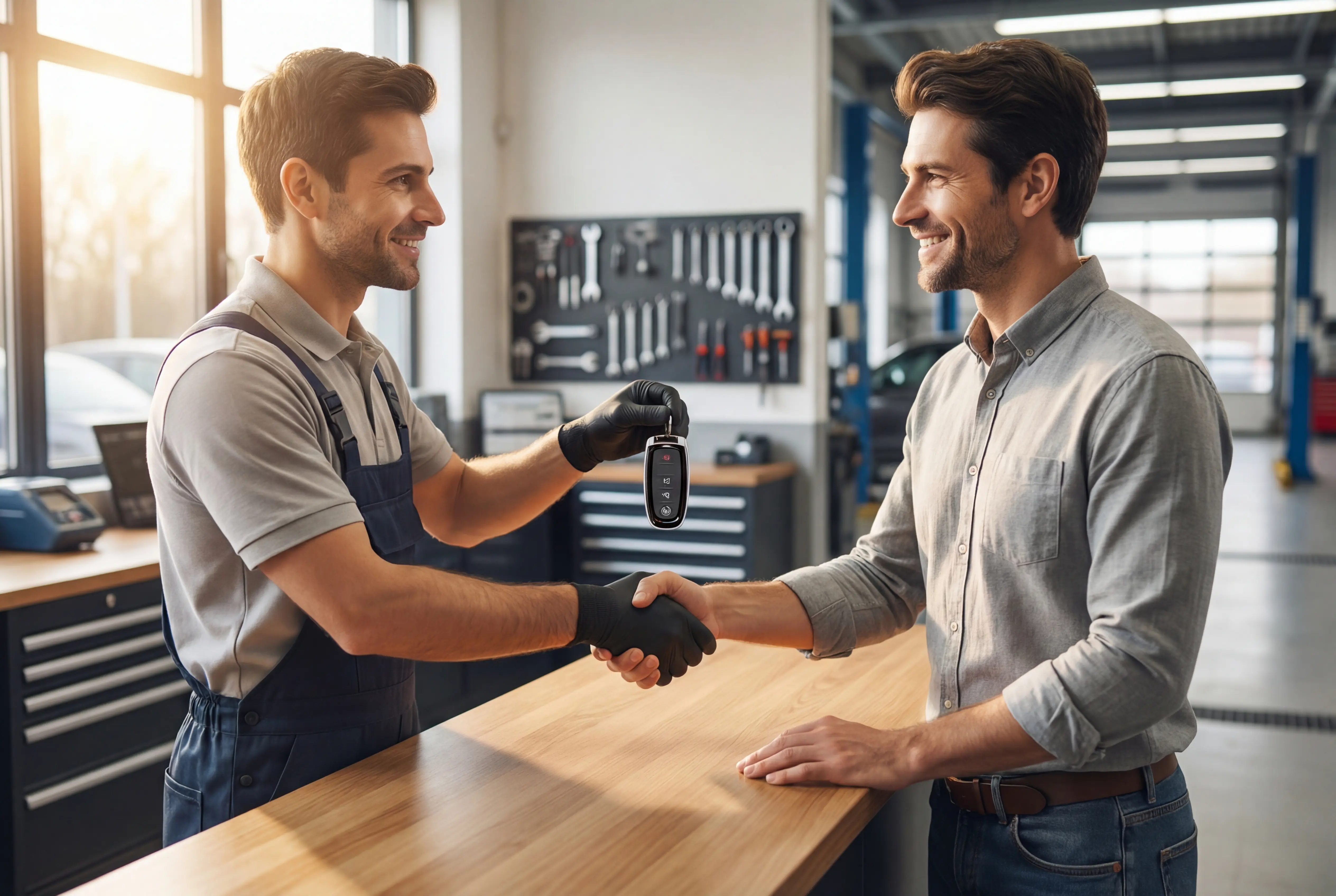 Remise de clé — service de qualité